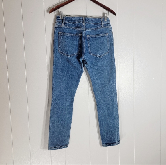 4/$20 Warp + Weft Paris Cigarette Button-fly Stretch Jeans Size 26 - Picture 8 of 9